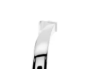 Round Diamond Contour Band Set in Platinum with Polished Channel Setting