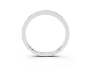 Round Diamond Pavé Eternity Band Set in White gold with Channel Setting