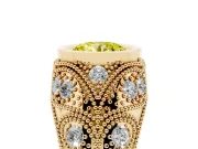 Round Vintage Bezel Engagement Ring Setting for a Fancy Yellow Lab-Grown Diamond | Yellow Gold