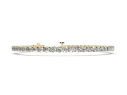 Round Lab-Grown Diamond Classic Tennis Bracelet | Round Prongs | Yellow Gold
