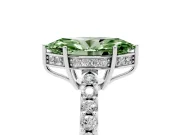 Marquise Engagement Ring Setting for a Fancy Green Lab-Grown Diamond | White Gold - Design NV-24649