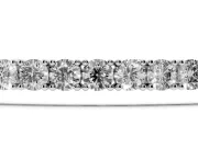 Round Lab-Grown Diamond Slim Tennis Bracelet | Box Clasp with Safety Latch | Sterling Silver