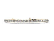 Round Lab-Grown Diamond Tennis Bracelet | Individual Prong Settings | Yellow Gold
