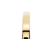 Round Lab-Grown Diamond Side-Set Pavé Half Eternity Wedding Band | Polished Top | Yellow Gold