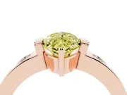 Marquise Tension Style Engagement Ring Setting for a Fancy Yellow Lab-Grown Diamond | Rose Gold