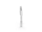Round Diamond Pavé Half Eternity Band Set in White gold with Milgrain Frame