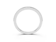Rope Twist Contour Wedding Band | Wheat Leaf Detail | Platinum