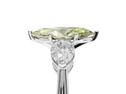 Marquise 3-Stone Engagement Ring Setting for a Fancy Yellow Lab-Grown Diamond | Sterling Silver