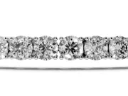 Round Lab-Grown Diamond Tennis Bracelet | Individual Prong Settings | White Gold