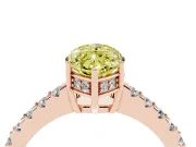 Marquise Engagement Ring Setting for a Fancy Yellow Lab-Grown Diamond | Rose Gold - Design NV-24649