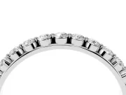 Round Diamond Eternity Band Set in Platinum with Channel Setting