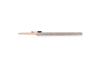 Round Lab-Grown Diamond Pavé Bar Slider Bracelet | Double Row | Rose Gold