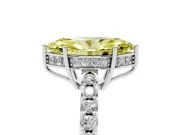 Marquise Engagement Ring Setting for a Fancy Yellow Lab-Grown Diamond | White Gold - Design NV-24649
