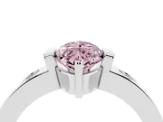 Marquise Tension Style Engagement Ring Setting for a Fancy Pink Lab-Grown Diamond | Platinum