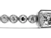 Round Lab-Grown Diamond Bezel Tennis Bracelet | Sterling Silver