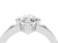 Marquise Cut Diamond Channel-Set Band Ring Set in Platinum with Bezel Prong Setting