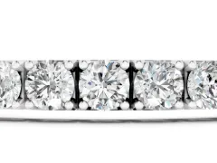 Round Cut Diamond Flexible Tennis Bracelet Set in Silver with Four-Prong Setting and Box Clasp