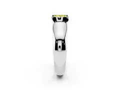Fancy Yellow Princess Cut Diamond Bezel Solitaire Ring Set in White gold with Wide Band