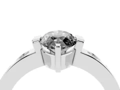 Fancy Black Marquise Cut Diamond Channel-Set Band Ring Set in Platinum with Bezel Prong Setting