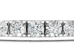 Round Diamond Tennis Bracelet Set in Silver with Prong Setting