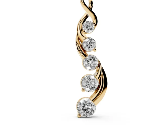Lab-Grown Diamond Twisted Necklaces