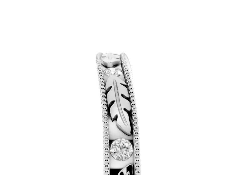 Round Diamond Bezel Eternity Band Set in Platinum with Milgrain Detailing