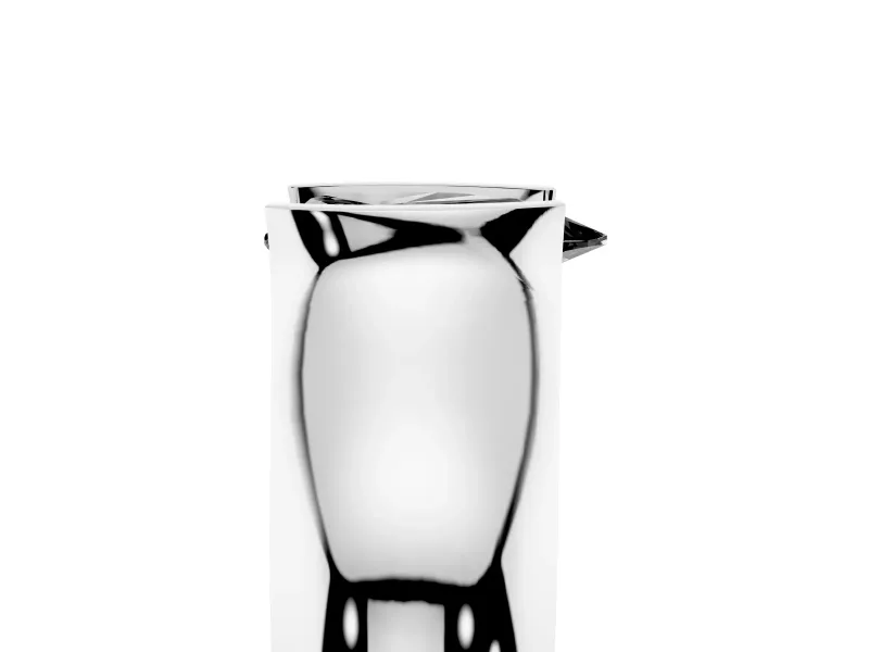 Fancy Black Pear Cut Diamond Bezel Solitaire Ring Set in Platinum with Wide Band
