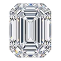 Emerald cut diamond