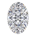 Oval cut diamond