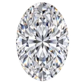 Oval cut diamond