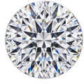 Round cut diamond